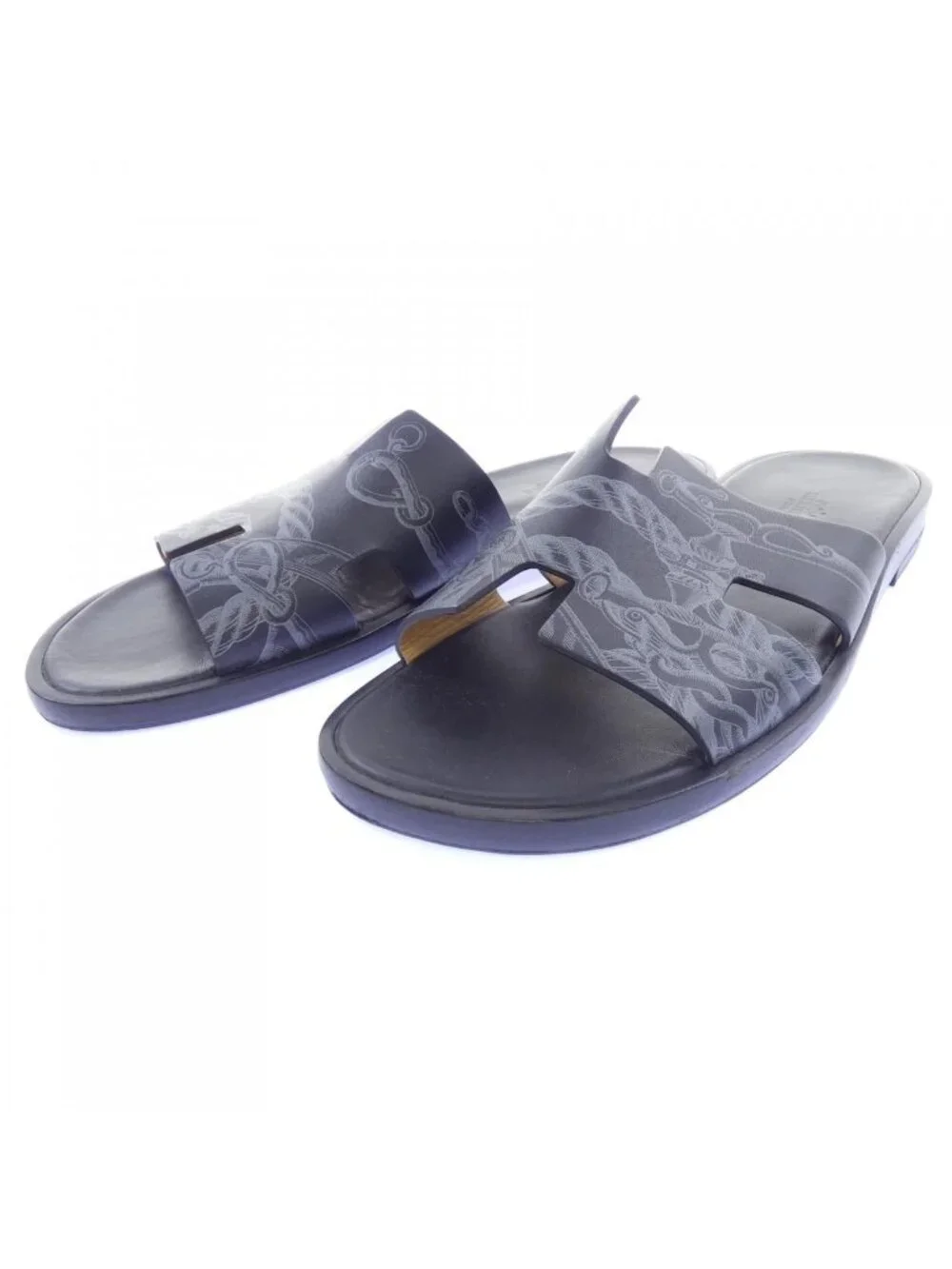 Hermes Sandals Black